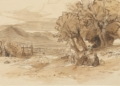 Disegno di Edward Lear Via Egnatia