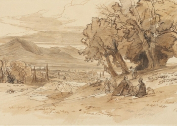 Disegno di Edward Lear Via Egnatia