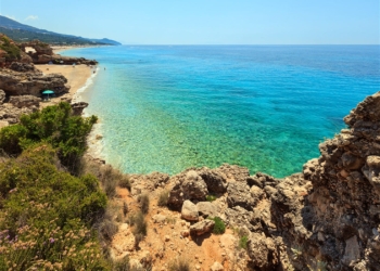 La spiaggia di Dhërmi
