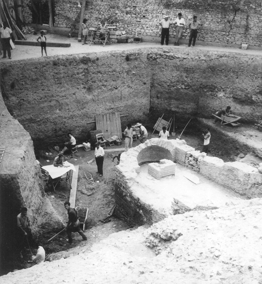 Scavi Anfiteatro Durazzo 1966